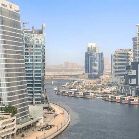 Business Bay Premium Apartment By Renttiers Dubai Exterior photo